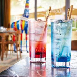 Arcoroc Islande - Juego 6 Vasos Altos de Vidrio Transparente 46 cL | Apto Lavavajillas, Fabricado en Francia