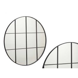 Espejo Ventanal Redondo 100 cm Negro - Giftdecor Precio: 107.49999975. SKU: S3611217