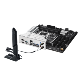 ASUS Z890M-Plus Wifi Placa Base para PC, Intel LGA 1851, DDR5, Wi-Fi 7 (802.11be), Factor de Forma micro ATX