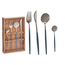 Set Cubiertos 8Pcs Plata Gris Kinvara - Acero Inoxidable 16x5x24.5 cm (12 Unidades) Precio: 157.49999969. SKU: S3610006