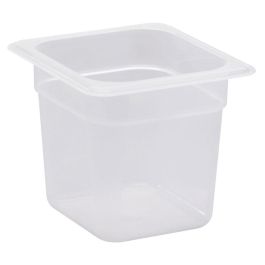CAMBRO - 66PP-190 - Recipiente GN 1/6 2,2 L - 16,2 x 17,6 x 15 cm - Blanco translúcido - Venta 1 unidad. Precio: 9.5000004. SKU: B16RDYH43R