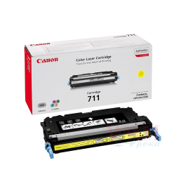 Canon 711 Tóner Amarillo Original para imageCLASS MF8450c, i-SENSYS LBP5300 - Rendimiento 6000 páginas