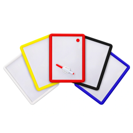 Csp Pizarra blanca magnética 25x35 cm con rotulador y borrador