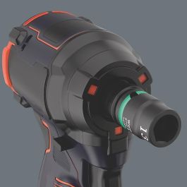 Wera 9607 Nuss-Magnetleiste B Impaktor 1 - Juego de llaves de impacto métricas de 3/8", 10 piezas (10-24 mm), multicolor