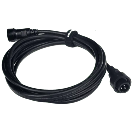 ALGAMLIGHT Cable DMX IP65 3m XLR Macho Hembra Negro