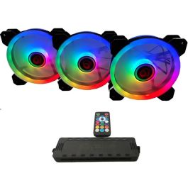 TALIUS IRIS SPECTRUM ARGB/CRONOS PACK 3 VENTILADORES 120MM + CENTRALITA COLOR NEGRO Precio: 32.88999978. SKU: B14CNHL6E5