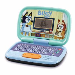 Ordenador actividades de bluey pantalla lcd con luz y 10 actividades. 30x7,8x33 cm