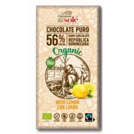 CHOCOLATES SOLE Chocolate Negro 56% con Limón 100g. Ecológico Sin Gluten Vegano Precio: 3.9900003. SKU: B126YTTDH5