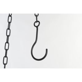 DKD Home Decor Portavela Vintage Negro Metal Cristal 60 x 73 x 60 cm