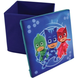 Fun House Juego de mesa Pajamasques con 2 taburetes plegables para niños