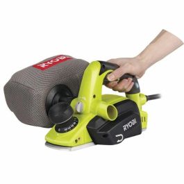 Ryobi Cepilladora Eléctrica 600W Ancho 82mm, Profundidad 0-1.5mm, Desbaste 0-8mm, Suela Aluminio, Mango Gripzone, Guía y Bolsa Polvo