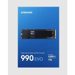 Disco SSD Samsung 990 EVO 1TB/ M.2 2280 PCIe 5.0/ Compatible con PS5 y PC/ Full Capacity Disco SSD Samsung 990 EVO 1TB/ M.2 2280 PCIe 5.0/ Compatible con PS5 y PC/ Full Capacity
