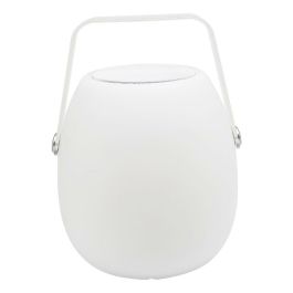 Lumisky Lámpara Musical Exterior Portátil con Altavoz Bluetooth 10W, LED RGB, Batería 8h y Control Remoto 21x21x31cm