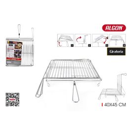Algon Bbq Parrilla BBQ Giratoria Cromada 40x45 cm (4 Unidades) Precio: 51.49999943. SKU: B163FYN6HX