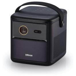 InFocus Crusader Master IN3018SL - Proyector LED 1080p Full HD, 450 Lúmenes, Proyección 43-130", Smart TV con Android, WiFi, Bluetooth 5.1, HDR10, Altavoces 20W
