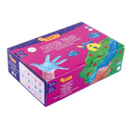 Jovi Estuche 6 Botes Pintura De Dedos 125 mL con Colores Surtidos