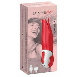 Satisfyer Power Flower Vibrador Rojo
