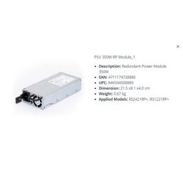 Synology Redundantes Netzteil Module 350W Synology Redundantes Netzteil Module 350W Precio: 586.78999973. SKU: B13KJ89R7W