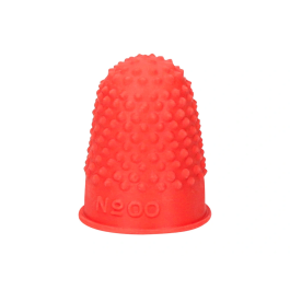 Q-connect Dediles Goma Nº00 18-20 mm Diámetro Caja de 12 Unidades Color Rojo