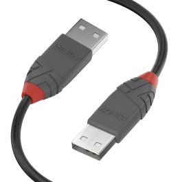 Lindy Cable USB 2.0 Tipo A a Tipo A Anthra Line 2m - Alto Rendimiento, Doble Apantallamiento, Contactos Chapados en Oro, 480Mbps Precio: 3.50000002. SKU: B1A8KH56FN