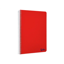 Liderpapel Cuaderno espiral A5 tapa blanda 80 hojas 75gr liso colores surtidos