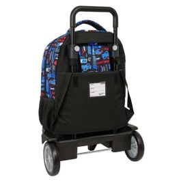 Safta Mochila Grande con Ruedas Extraíble Compact Evolution Hot Wheels 450x330x220 mm Safta Mochila Grande con Ruedas Extraíble Compact Evolution Hot Wheels 450x330x220 mm