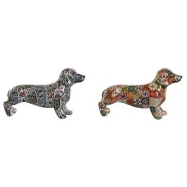 Figura Decorativa Home ESPRIT Multicolor Perro Mediterráneo 21 x 6 x 12 cm (2 Unidades) Precio: 14.88999985. SKU: B13DF6RHBC