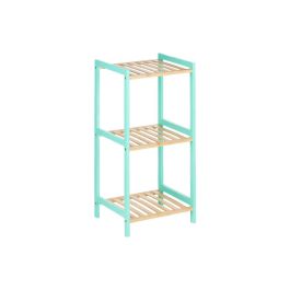Berilo Estantería Cuadrada 3 Estantes Bambú Menta 35x70x30 cm Berilo Estantería Cuadrada 3 Estantes Bambú Menta 35x70x30 cm