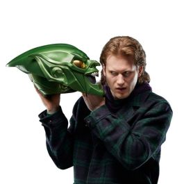 Hasbro Casco Duende Verde Spiderman No Way Home Marvel Legends Series Premium Coleccionable a Escala 1:1 Highly Detailed