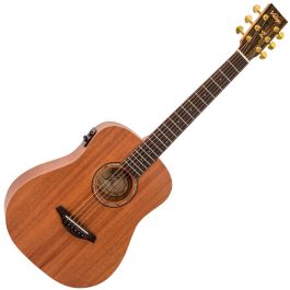 VINTAGE Guitarra Electroacústica de Viaje Mahogany con Acabado Satinado y Bolsa Precio: 156.69000028. SKU: B17RKEKF4L