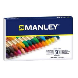 Manley Estuche 30 Ceras Blandas 60 mm Colores Surtidos Precio: 6.59000001. SKU: B1737H2TGW