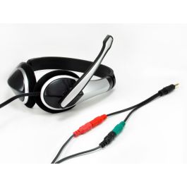 EQUIP 147943 Cable Adaptador Y Audio 3.5mm Macho a 2x 3.5mm Hembra 1.5m Negro