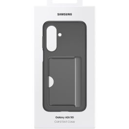 Samsung EF-OA266 Funda con Ranura para Tarjetas para Samsung Galaxy A26 5G, 6.7 Pulgadas, Color Negro