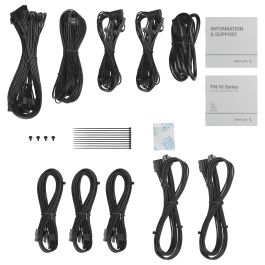 DeepCool PN850-M 850W Fuente de Alimentación ATX 3.1 80 Plus Gold Totalmente Modular, 1x Conector 16-Pin PCIe, 3x Conectores PCIe (6+2 Pin), 8x SATA, Ventilador de 120mm FDB, Negro