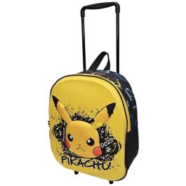 Pokemon Trolley 3D Skate Face 32cm - Maleta infantil 32x26x11cm