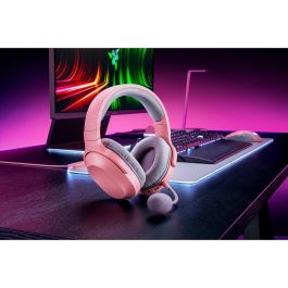 Razer Barracuda X Auriculares Inalámbricos/Alámbricos Over-Ear para Gaming con Micrófono Extraíble y Sonido 7.1 Virtual Rosa