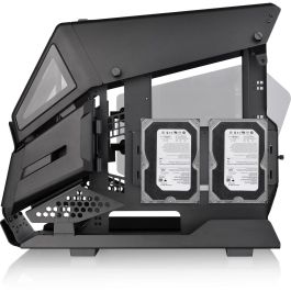Thermaltake AH T200 Micro Torre PC Negra para Placas Base micro ATX / Mini-ITX con Ventana Templada