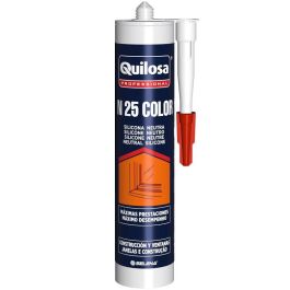 Quilosa Silicona Neutra Marrón R8017 Sellador Profesional para Juntas de Dilatación Acristalamientos Carpintería Obra PVC Madera Aluminio Metal Profesional Precio: 4.99000007. SKU: B14RQ7KHGM