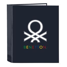 Carpeta de anillas Benetton Sixties Azul marino A4 (27 x 33 x 6 cm) Precio: 5.79000004. SKU: S4308077