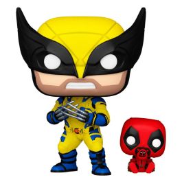 Funko 82382 Pop! & Buddy Dúo Coleccionable Lobezno y Babypool de Marvel Studios - Figuras de Vinilo 9.9cm y 3.3cm