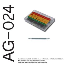 SAMI Caja de Pasadores con Doble Muelle, Diámetro 1.5 mm, Conjunto de 18 Piezas en Tamaños de 8 mm a 25 mm Precio: 8.7241. SKU: B1EJFBFVGH