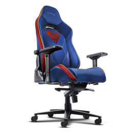 Trust GXT 721SM 25742 Ruya Pro Silla para videojuegos universal acolchada, hasta 150 kg, Azul/Rojo