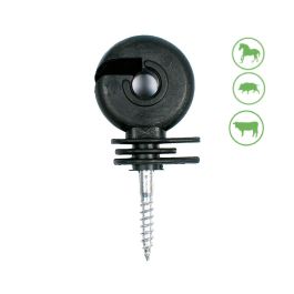Pastormatic Pack 25 Aisladores DFV-4 Anclaje de Rosca para Postes de Madera para Cord y Alambre