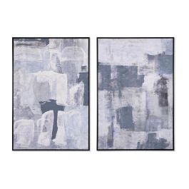 Cuadro DKD Home Decor 83 x 4,5 x 122,5 cm 83 x 4,5 x 123 cm Abstracto Urbano (2 Unidades)