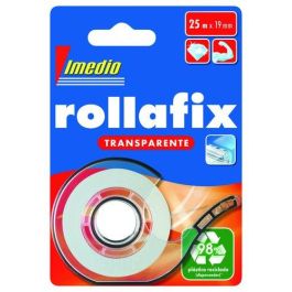 Cinta Adhesiva Imedio Rollafix Transparente Rollo 25X19 Con Portarrollos (Set de 12) Precio: 41.7899999. SKU: B1AZDYK6PN