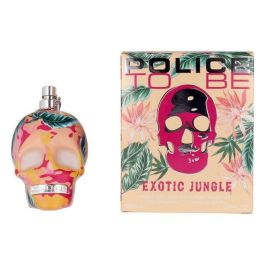 Police TO BE EXOTIC JUNGLE WOMAN Eau de Parfum Vaporizador 125ml - Esencia Floral Oriental para Mujer, Frasco Calavera