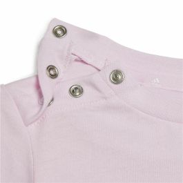 Conjunto Deportivo para Bebé Adidas I Lin Co Set Gris Rosa