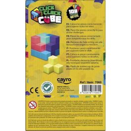 Juego click clack cube 7 piezas. coloca las piezas correctamente para superar todos los retos.