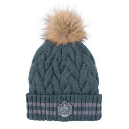 Gorro tricot pompom harry potter slytherin Gorro tricot pompom harry potter slytherin