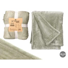 Manta Sedalina Verde 180X220Cm Giftdecor (6 Unidades) Precio: 67.99000043. SKU: B15HZBJZPZ